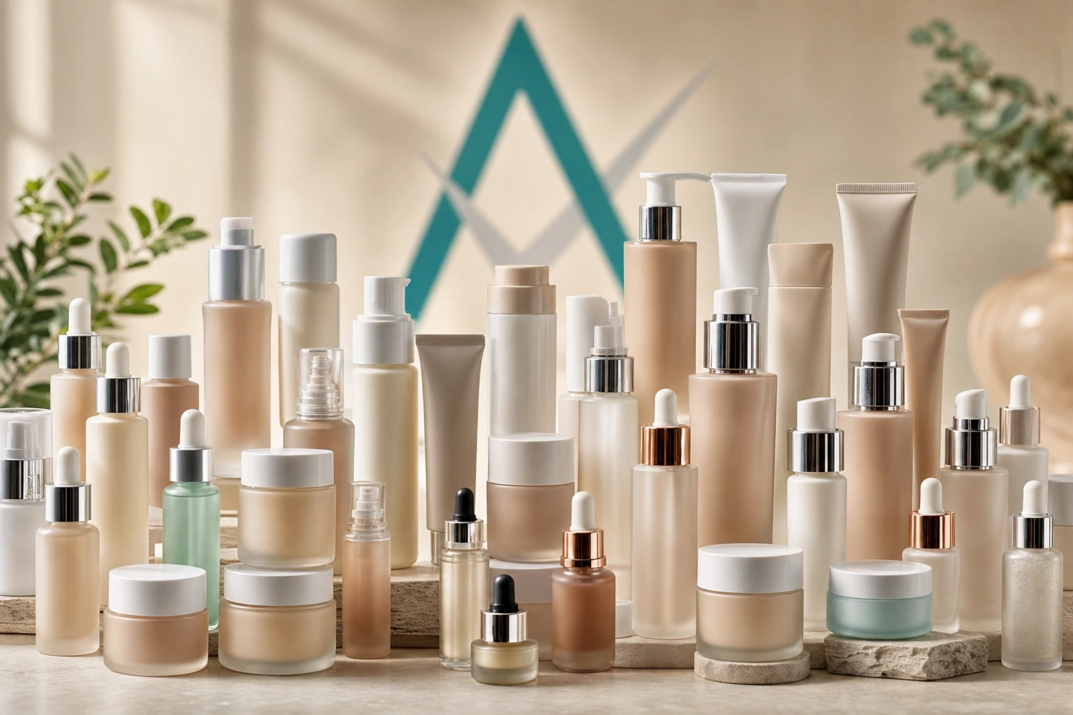 Ausmetix chemist developing a cosmetic formulation in the laboratory